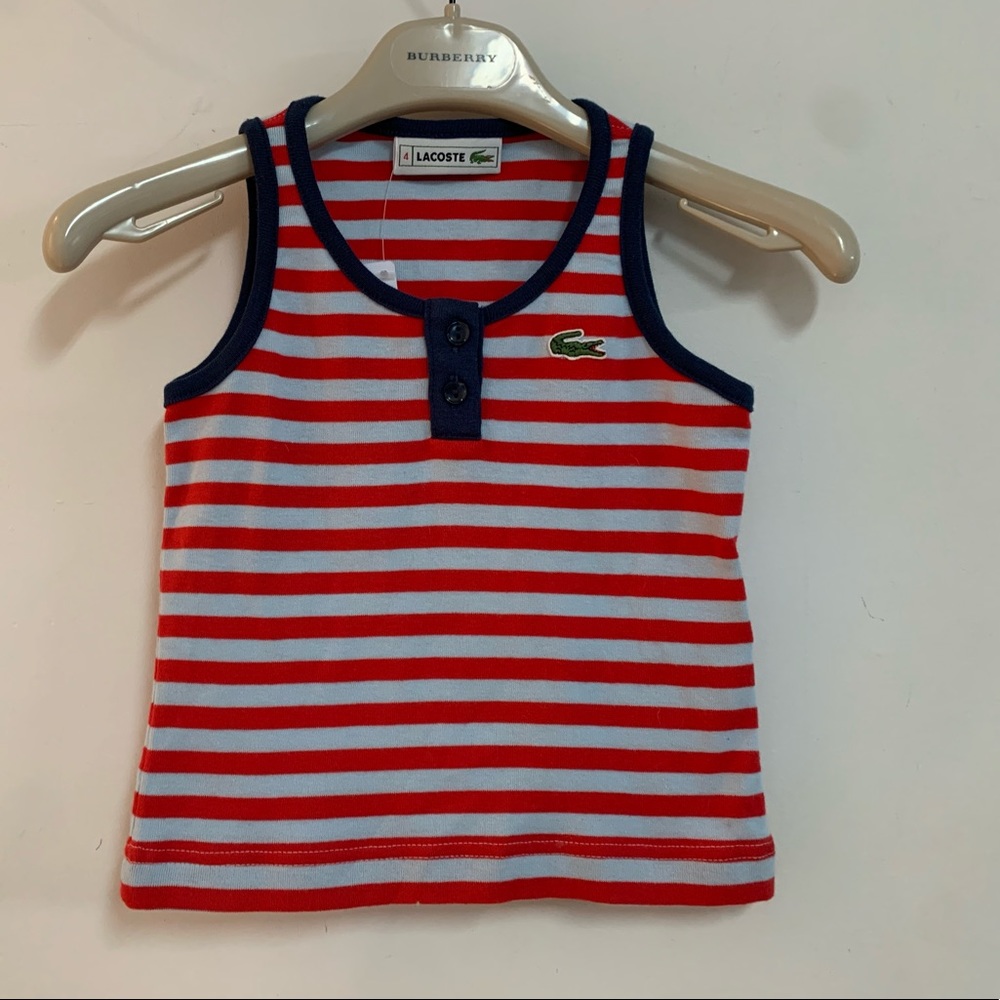 Lacoste striped tank